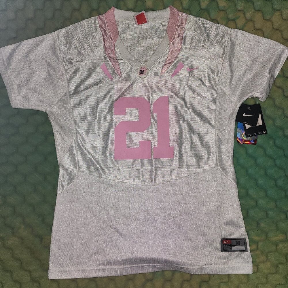 Vintage Cal University Pink Football Woman Jersey